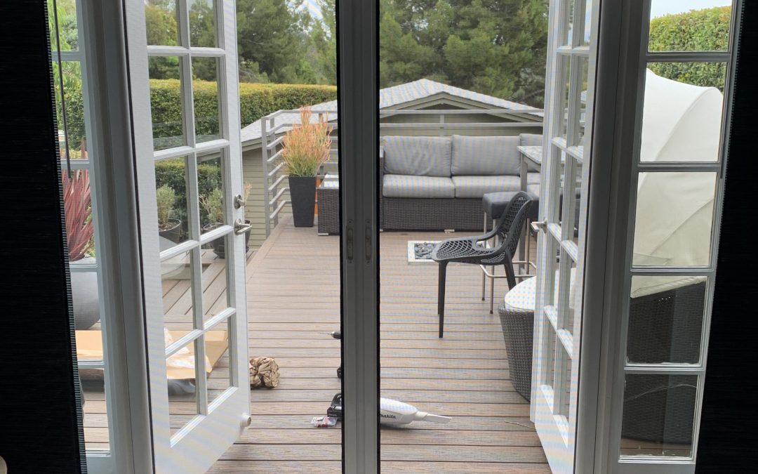 Demonstration of French RollAway Retractable Screen Door System